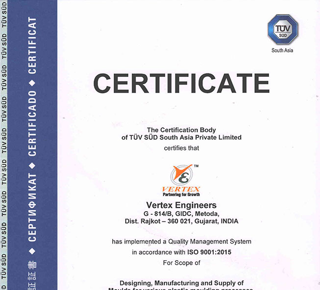 ISO 9001 Certificate